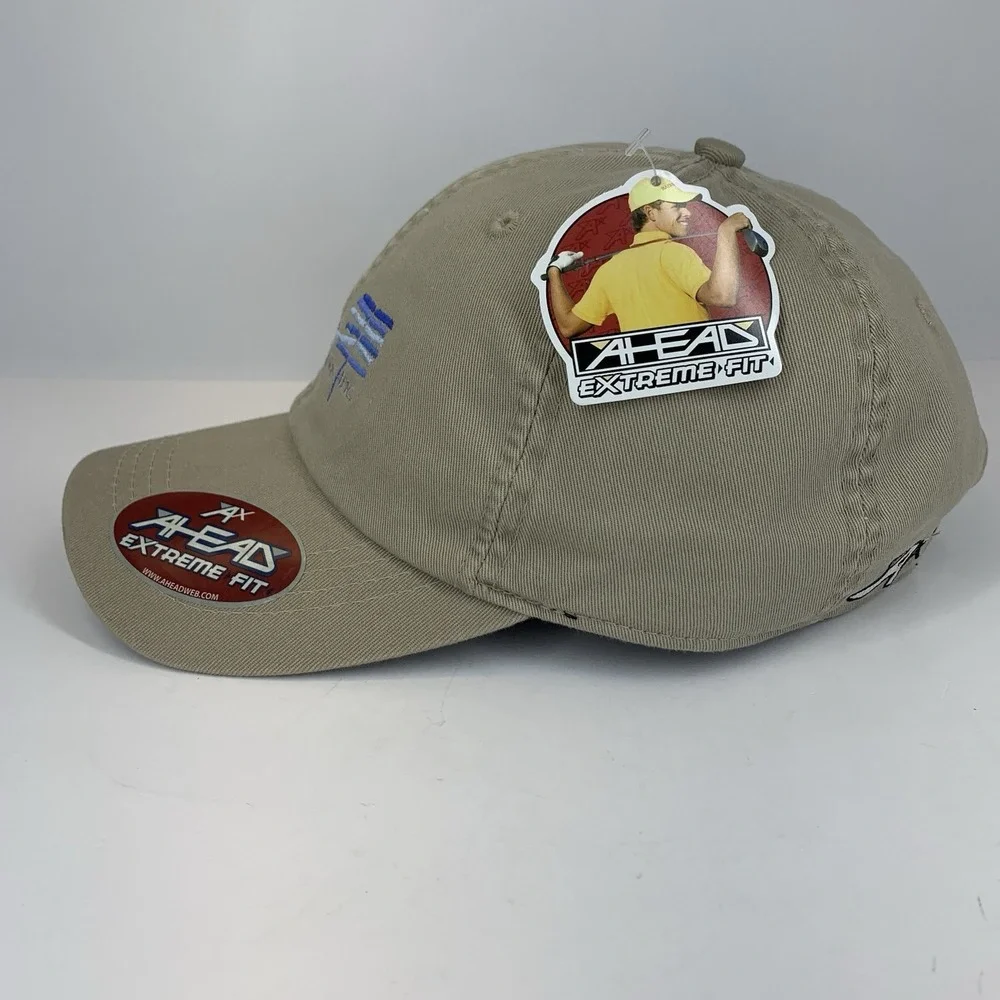 Panhandle Oil And Gas Inc Hat Tan Adjustable AHead Extreme Baseball Cap NWT